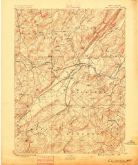 Lake Hopatcong 1888 topographic map thumbnail