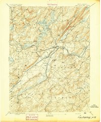 Lake Hopatcong 1894 topographic map thumbnail