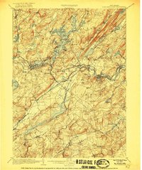 Lake Hopatcong 1905 topographic map thumbnail