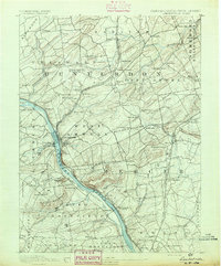 Lambertville 1891 topographic map thumbnail