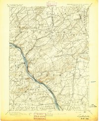 Lambertville 1894 topographic map preview