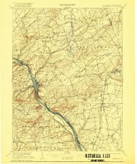 Lambertville 1906 topographic map preview