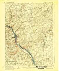 Lambertville 1906 topographic map preview