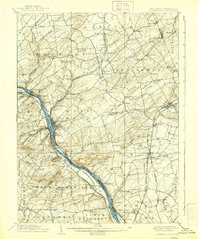 Lambertville 1906 topographic map thumbnail