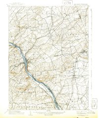Lambertville 1906 topographic map thumbnail