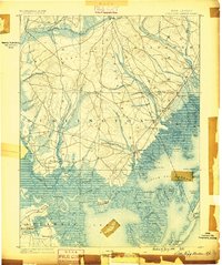 Little Egg Harbor 1888 topographic map thumbnail