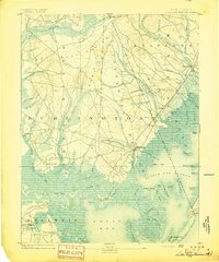 Little Egg Harbor 1893 topographic map thumbnail