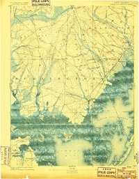 Little Egg Harbor 1893 topographic map thumbnail
