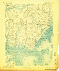 Little Egg Harbor 1893 topographic map thumbnail