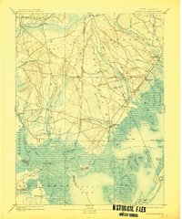 Little Egg Harbor 1893 topographic map thumbnail