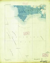 Maurice Cove 1890 topographic map thumbnail