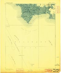 Maurice Cove 1891 topographic map thumbnail