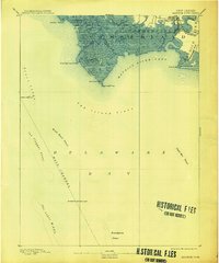 Maurice Cove 1891 topographic map thumbnail