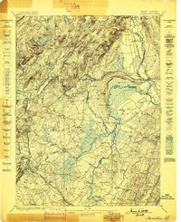 Morristown 1898 topographic map thumbnail