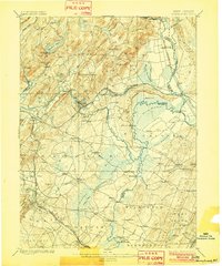 Morristown 1898 topographic map thumbnail