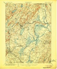 Morristown 1906 topographic map thumbnail