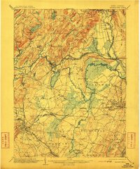 Morristown 1906 topographic map thumbnail