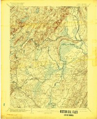 Morristown 1906 topographic map thumbnail