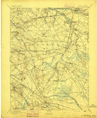 Mount Holly 1894 topographic map thumbnail