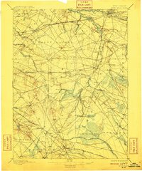 Mount Holly 1898 topographic map thumbnail