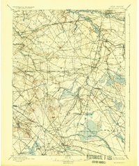 Mount Holly 1898 topographic map thumbnail