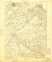 New Brunswick 1888 topographic map thumbnail