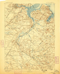 New Brunswick 1893 topographic map thumbnail