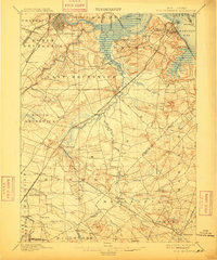 New Brunswick 1901 topographic map thumbnail