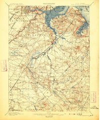 New Brunswick 1901 topographic map thumbnail