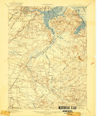 New Brunswick 1901 topographic map thumbnail