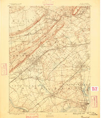 Plainfield 1888 topographic map thumbnail