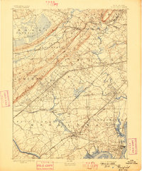 Plainfield 1893 topographic map thumbnail