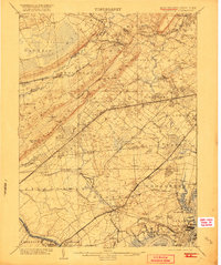 Plainfield 1905 topographic map thumbnail