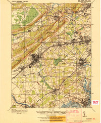 Plainfield 1921 topographic map thumbnail