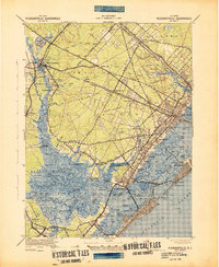 Pleasantville 1943 topographic map thumbnail