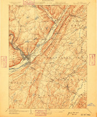 Port Jervis 1908 topographic map thumbnail