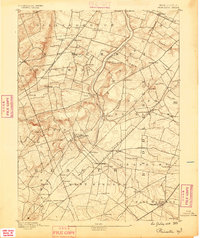 Princeton 1888 topographic map thumbnail