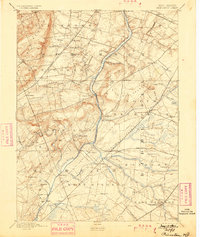 Princeton 1894 topographic map thumbnail
