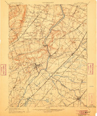 Princeton 1906 topographic map thumbnail