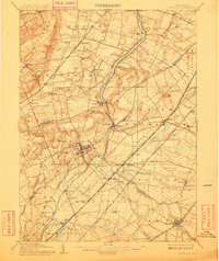 Princeton 1906 topographic map thumbnail