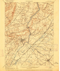 Princeton 1906 topographic map thumbnail