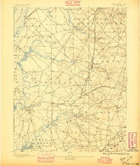 Salem 1890 topographic map thumbnail