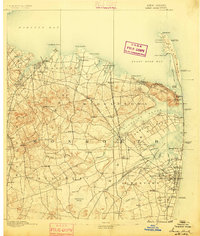 Sandy Hook 1888 topographic map thumbnail
