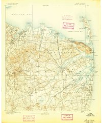 Sandy Hook 1893 topographic map thumbnail