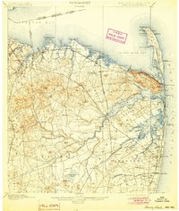 Sandy Hook 1901 topographic map thumbnail