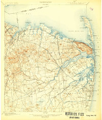 Sandy Hook 1901 topographic map thumbnail