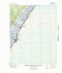 Sea Isle City 1941 topographic map preview