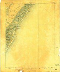 Sea Isle 1888 topographic map thumbnail