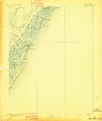 Sea Isle 1894 topographic map thumbnail