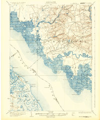 Shiloh 1931 topographic map preview
